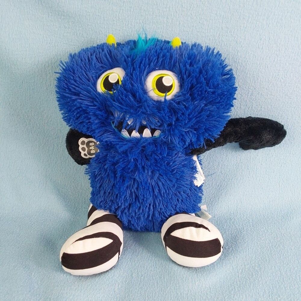 Build A Bear Monster Mixter Plush Stuffed Animal Toy Blue Interchangeable parts